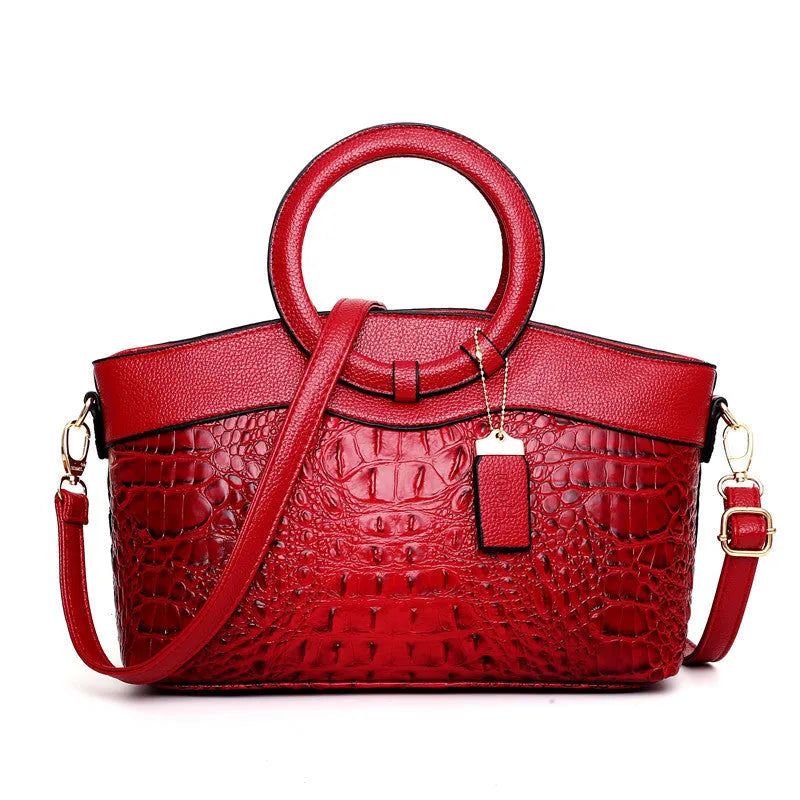 Women's casual fabric handbag with zip compartments and internal organisers in multiple colours