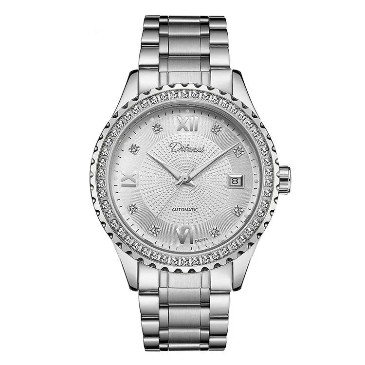 Fashionmonger automatic mechanical watch for men with luminous hands and waterproof construction