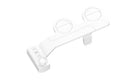 KB06 pure white manual wash butt-lifting tool with button control and multiple plumbing connectors.