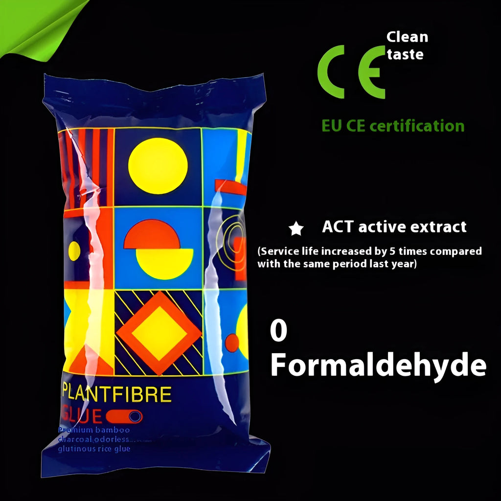 Three rolls of formaldehyde-free glutinous rice wallpaper adhesive paste for wall sticking