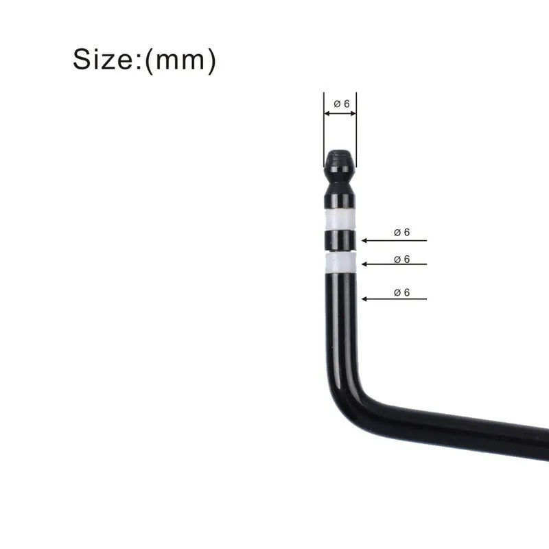Direct plug-in metal guitar tremolo bar in black, blue, gold, and silver colour options.
