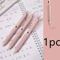 Macaron colour press gel pen showing 0.5mm tip and three smoked colour options