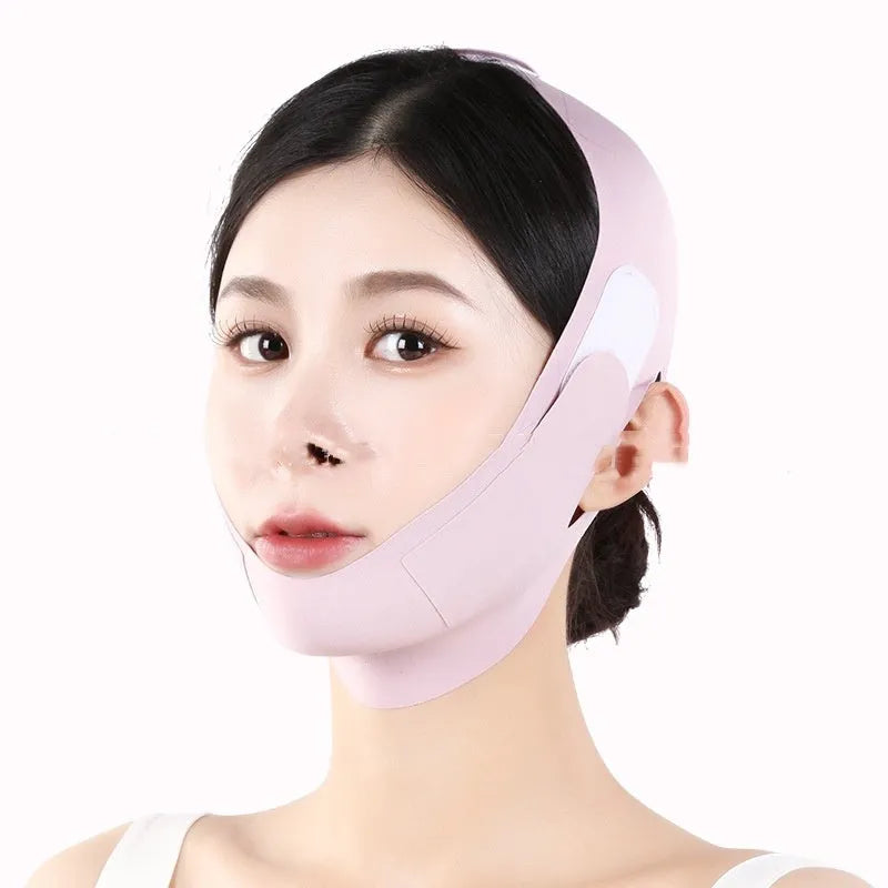Small V face shaping mask with graphene technology in green and purple colour options