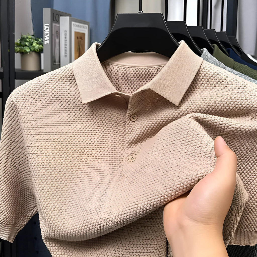 Loose fit short sleeve cotton pullover sweater available in six colours with sizing from M to 4XL