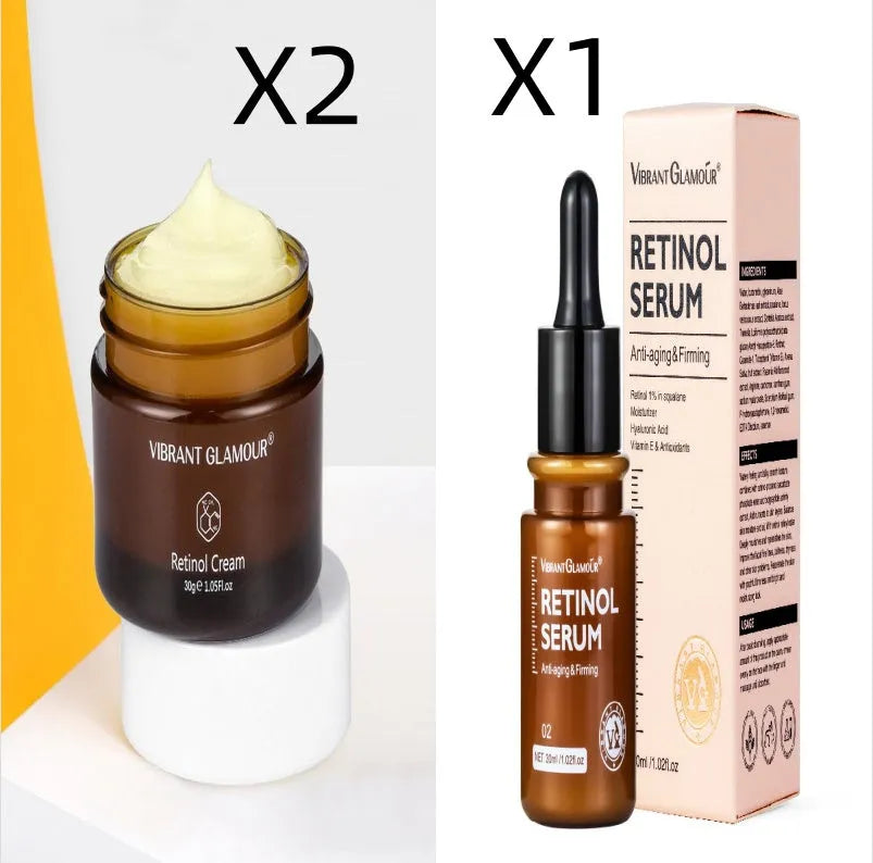 30ml retinol facial serum bottle for reducing dry lines and fine lines
