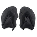 Webbed freestyle training swimming paddles in multiple colours with three hand size options