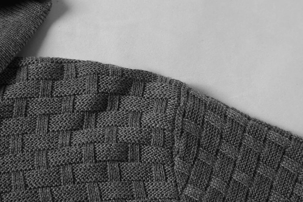 Men's hoodie sweater in a cotton-polyester blend, shown in one of nine available colours.