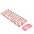 Black wireless keyboard and mouse set showing 96-key layout and adjustable DPI mouse