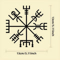 Square 13x13cm vinyl car glass sticker with vegetarian no charm design for vehicle and notebook decoration