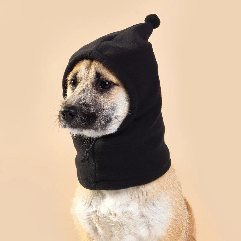 Bear headdress pet hat with rabbit ears for dogs and cats in cloth fabric