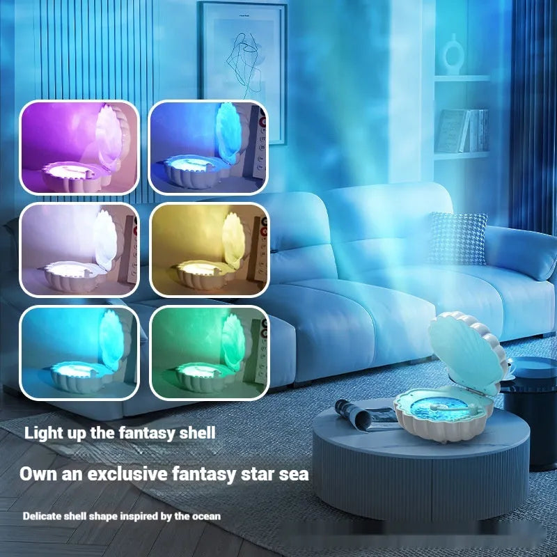 Retro vinyl record player shell lamp in blue colour with portable lithium battery operation