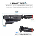 Black golf laser aiming instrument for putting alignment practice with compact 7.6cm design