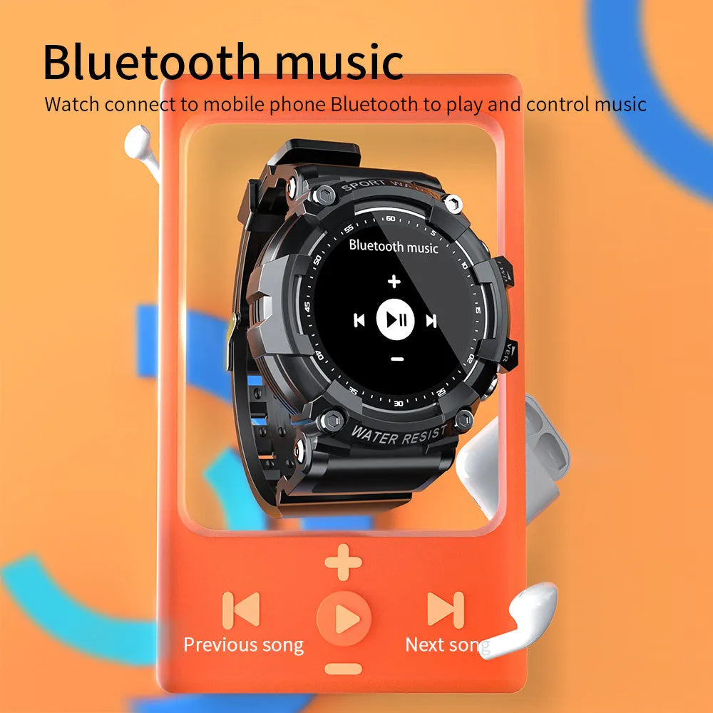 ATTACK 3 IP67 waterproof smart sports watch in black, white, or pink with round 1.28-inch screen and TPU strap.