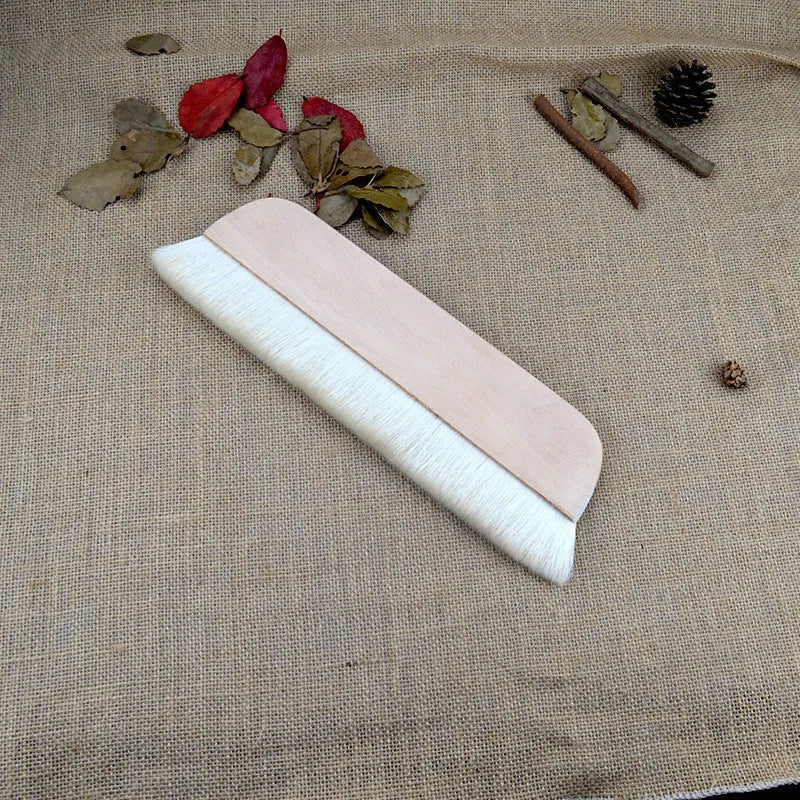 Wool art brush for mounting and shading in picture colour with four size options