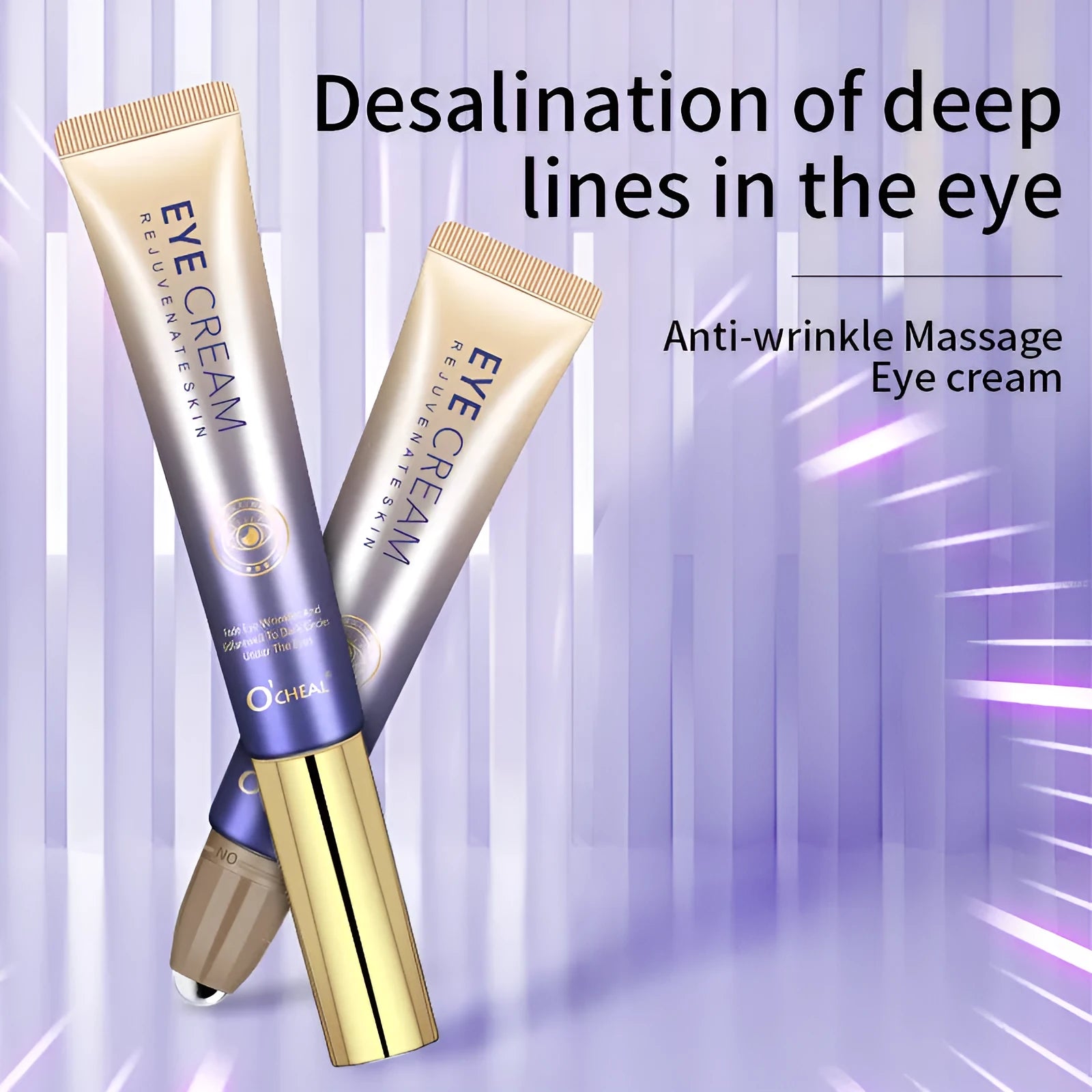 20g tube of ball eye cream for brightening and concealing dark circles around the eyes.