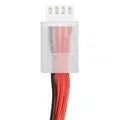 Black rectangular 7.4V 1200mAh lithium battery for remote control cars and model boats