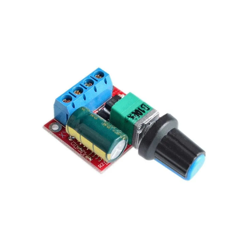 PWM DC motor speed controller governor with potentiometer knob for 5V-35V input