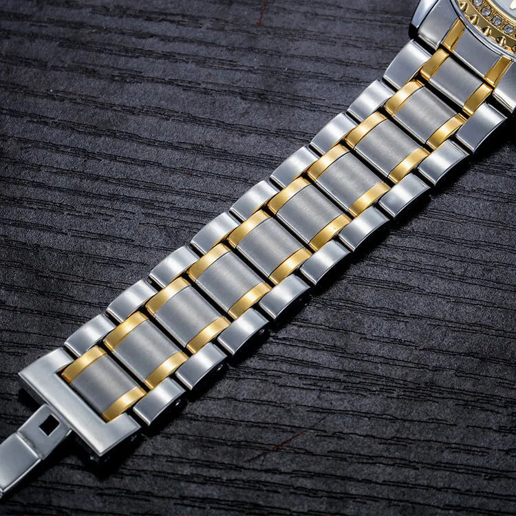 Fashionmonger automatic mechanical watch for men with luminous hands and waterproof construction