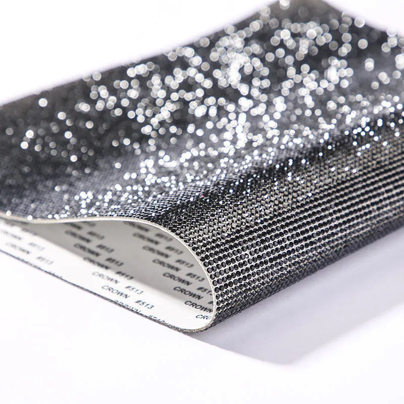 Rhinestone net sticker sheet with eight-eye pattern for heat transfer fabric decoration