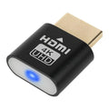 HDMI graphics card virtual display adapter with 26.5mm interface in multiple finish options