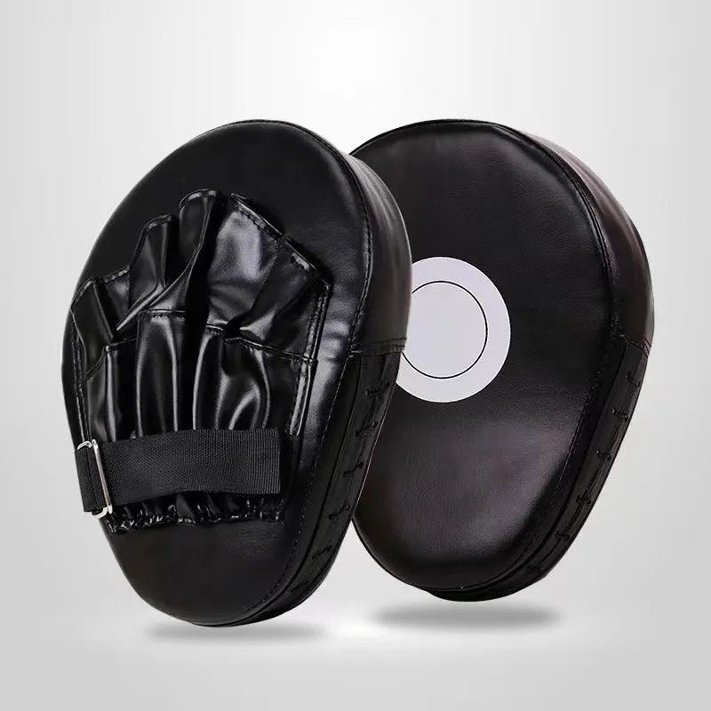 Boxing punch mitts training targets in multiple colour combinations including curved and flat designs
