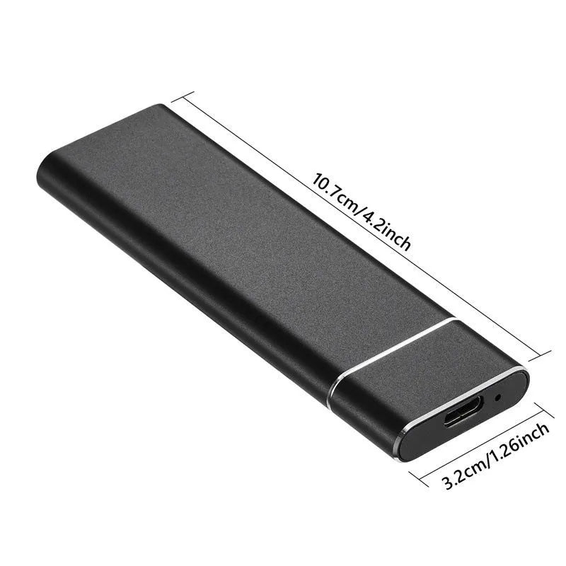 6TB external mobile hard disk with ultra-thin metal shell in multiple colour options