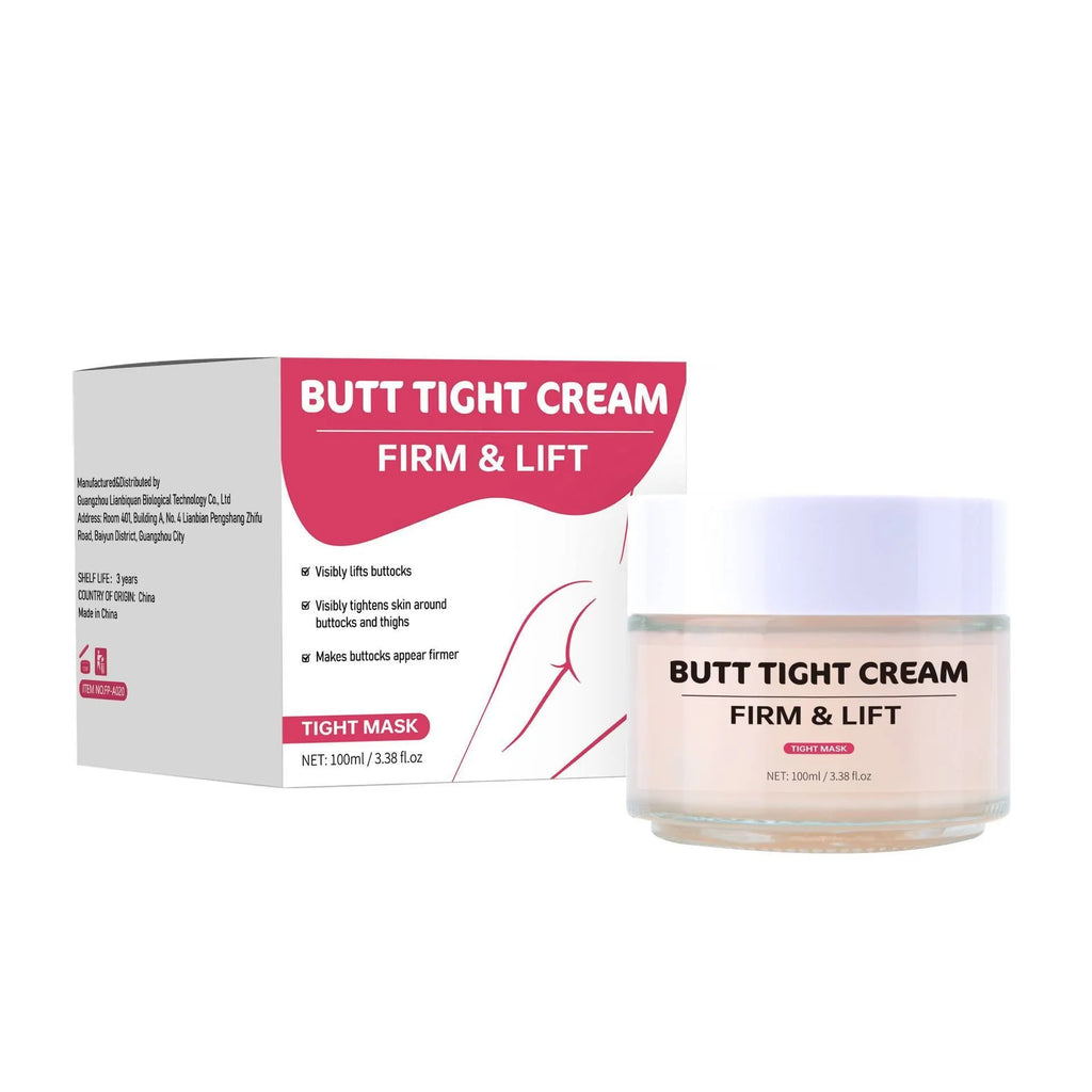 100ml bottle of hip tightening nourishing and firming cream for body contouring.