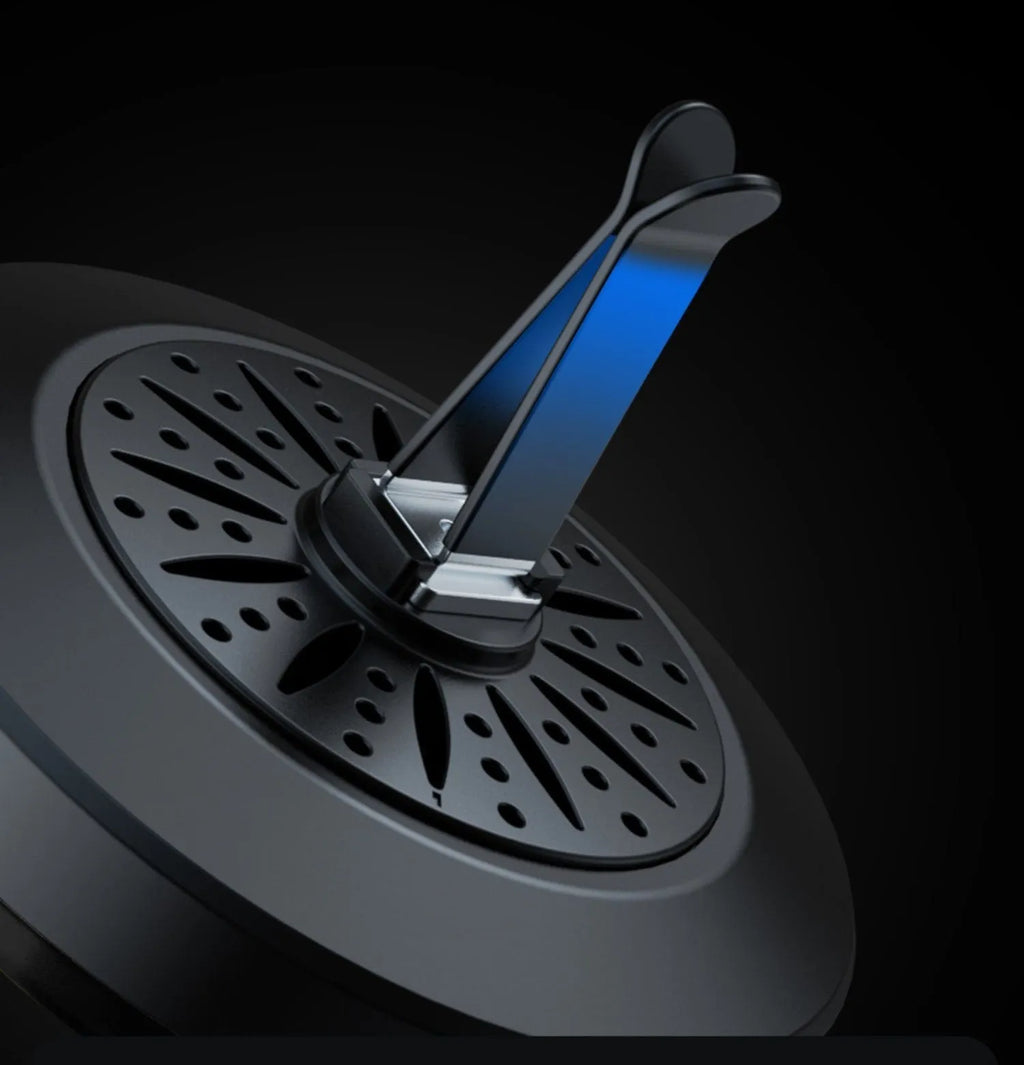 3D pickup RGB voice-controlled car air outlet aromatherapy light mounted on vehicle vent