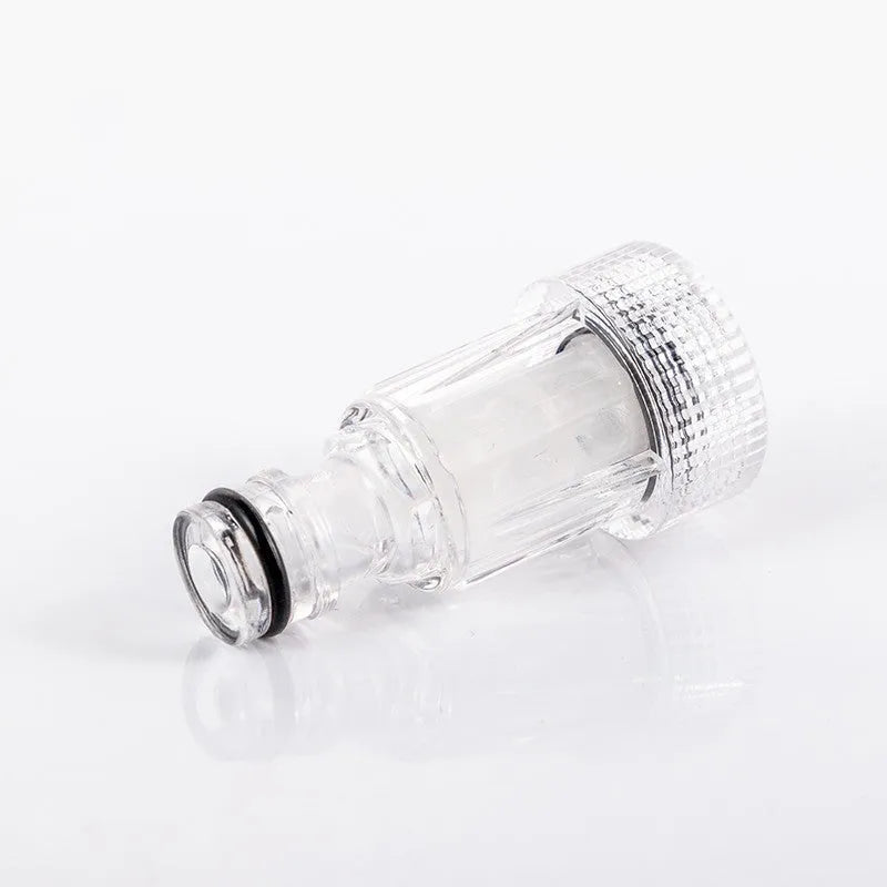 Transparent plastic inlet joint and filter screen for Karcher pressure washer replacement