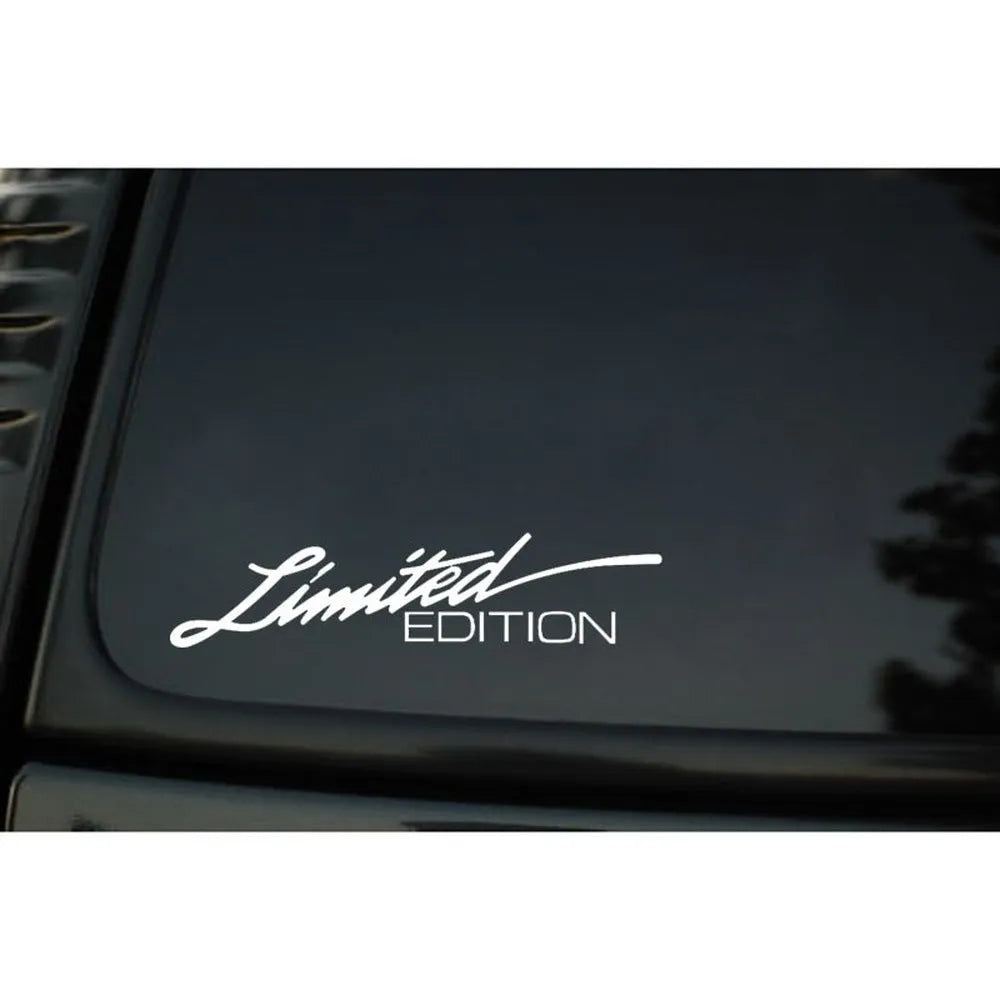 English reflective bumper sticker in plastic measuring 16cm by 3.8cm with British design