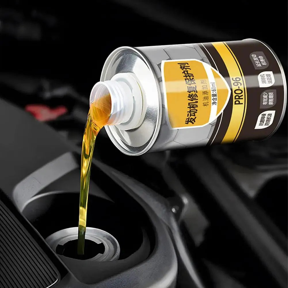 60ml engine oil anti-wear additive bottle with white cap