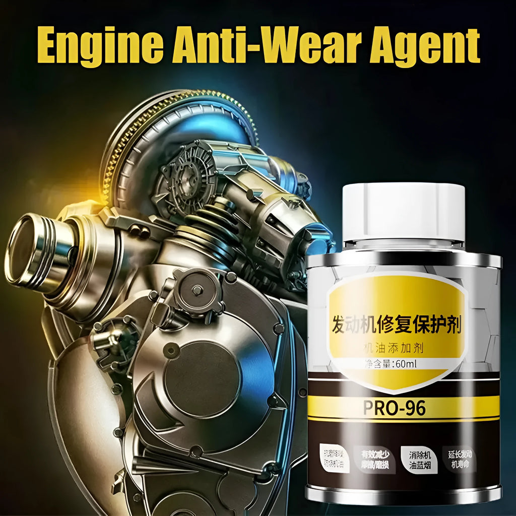 60ml engine oil anti-wear additive bottle with white cap