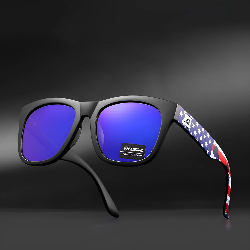 TAC polarised sunglasses with PC frames for outdoor activities like fishing and driving