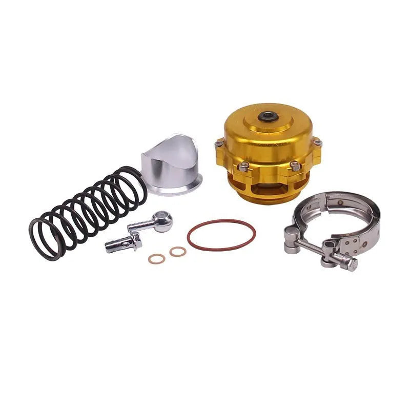 Aluminium alloy blowdown valve conversion kit in six colour options for turbocharger protection