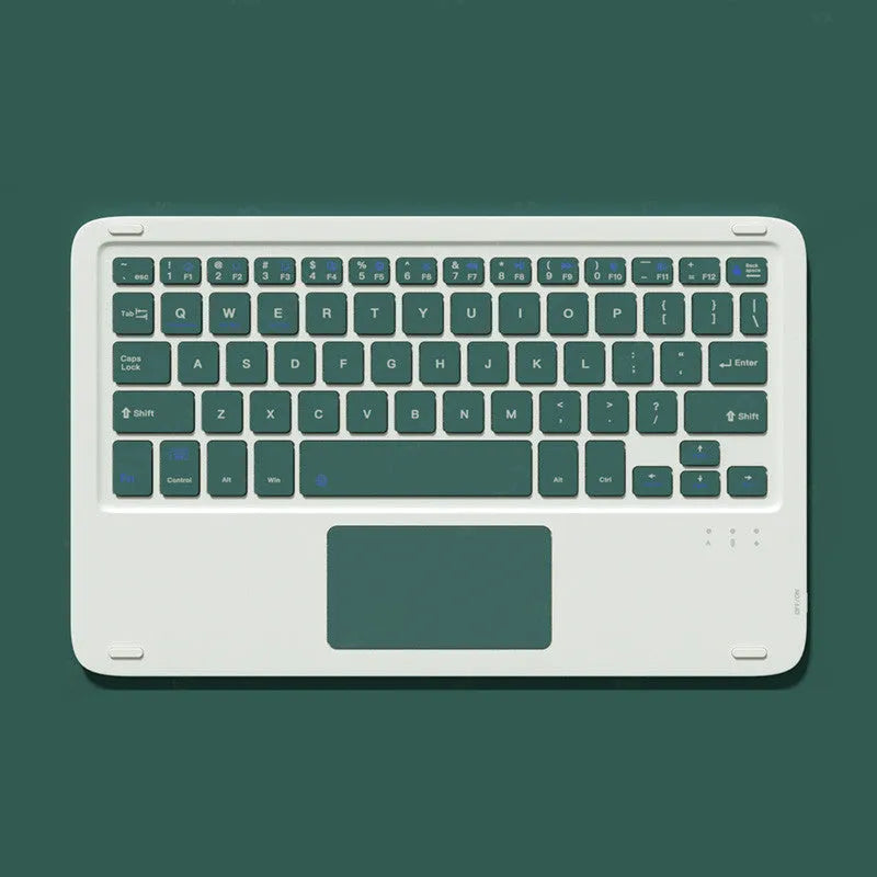 Wireless Bluetooth keyboard and rechargeable mouse set in pink, green, or black colours