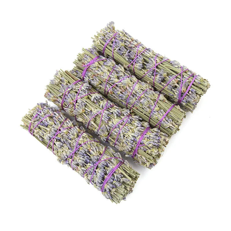 4-inch natural dried flower aromatherapy stick with lavender fragrance