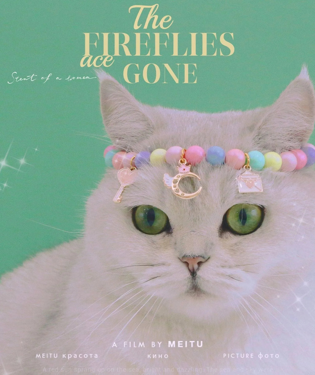 Colourful resin pet costume collar necklace bracelet set in macaron themes for birthday photography