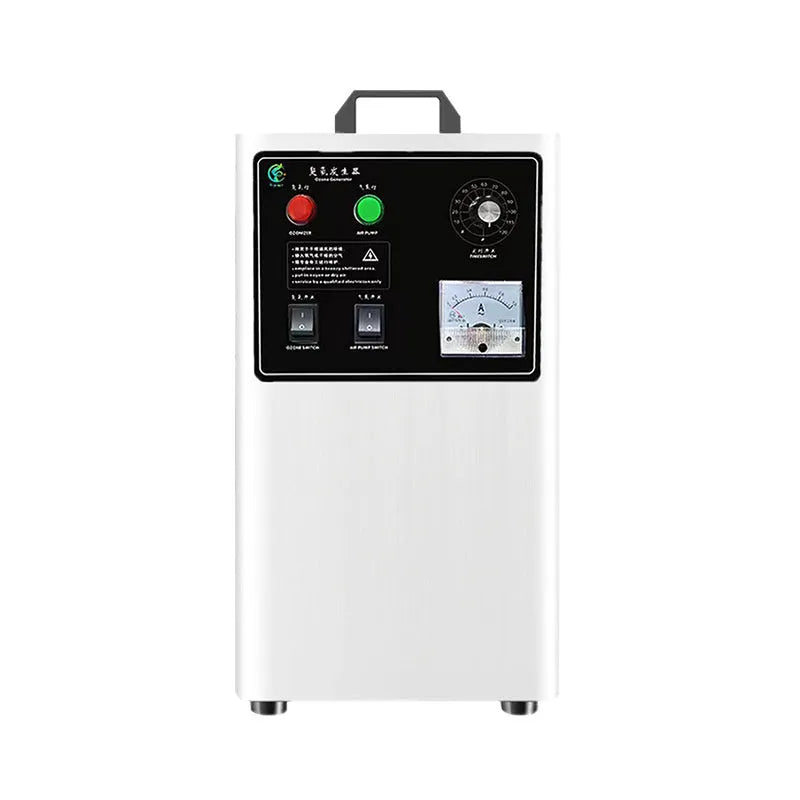 Ozone generator for fruit and vegetable treatment with air-cooled design and 20g/h capacity