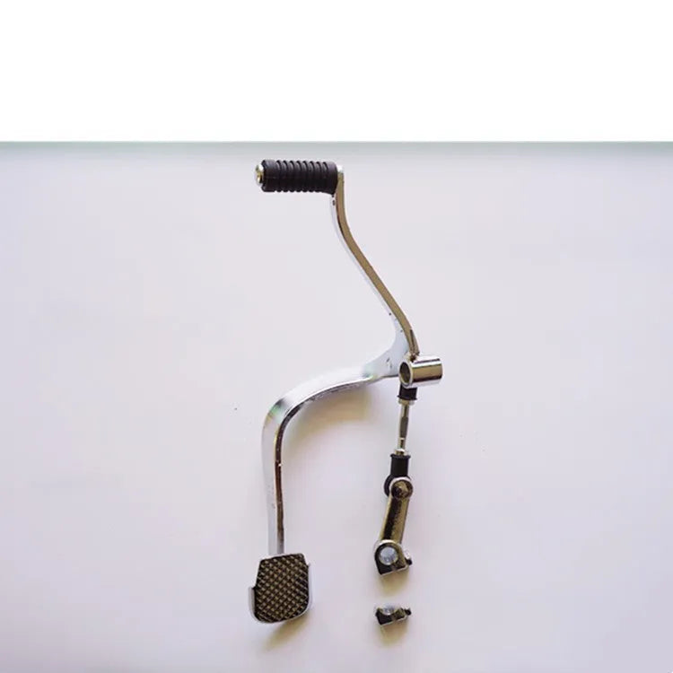 Suzuki GS125 motorcycle alloy gear shift lever showing serrated teeth pattern, 300mm long.