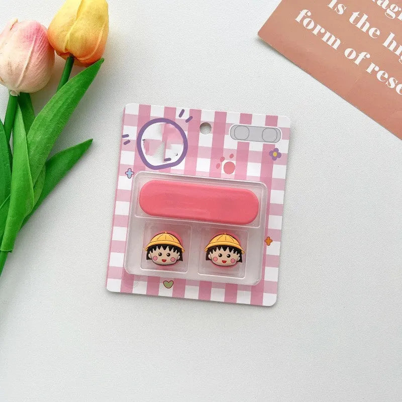 Plastic cartoon-design magnetic data cable fixer for desktop organisation in assorted colours
