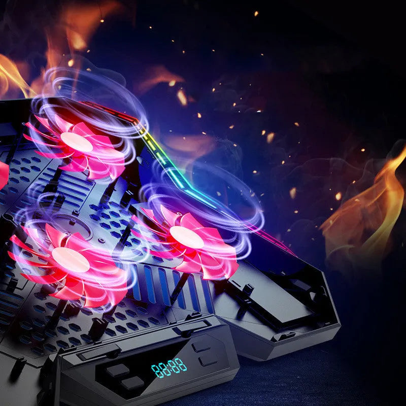 Ice Magic 6 notebook radiator cooling pad with six fans and USB cable
