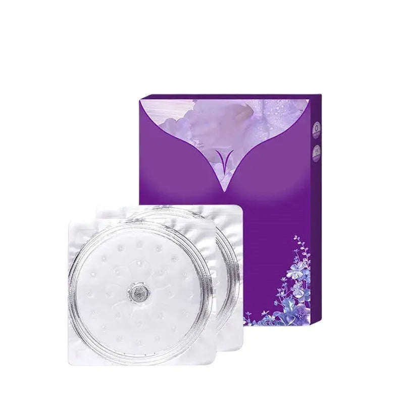 Breast enhancement mask with adhesive chest patches for bust firming and lifting