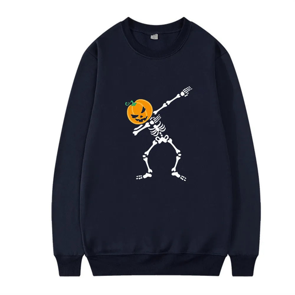 Women's printed crew neck casual top in cotton polyester fabric with long sleeves