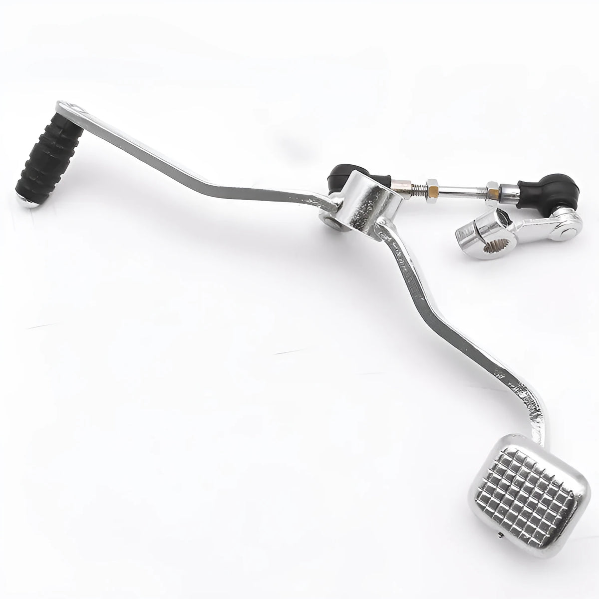 Suzuki GS125 motorcycle alloy gear shift lever showing serrated teeth pattern, 300mm long.