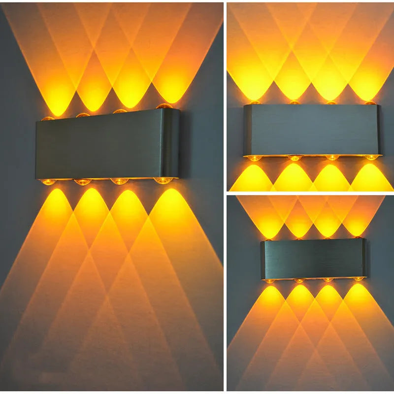 Modern aluminium LED corridor and TV background lighting strip with compact dimensions