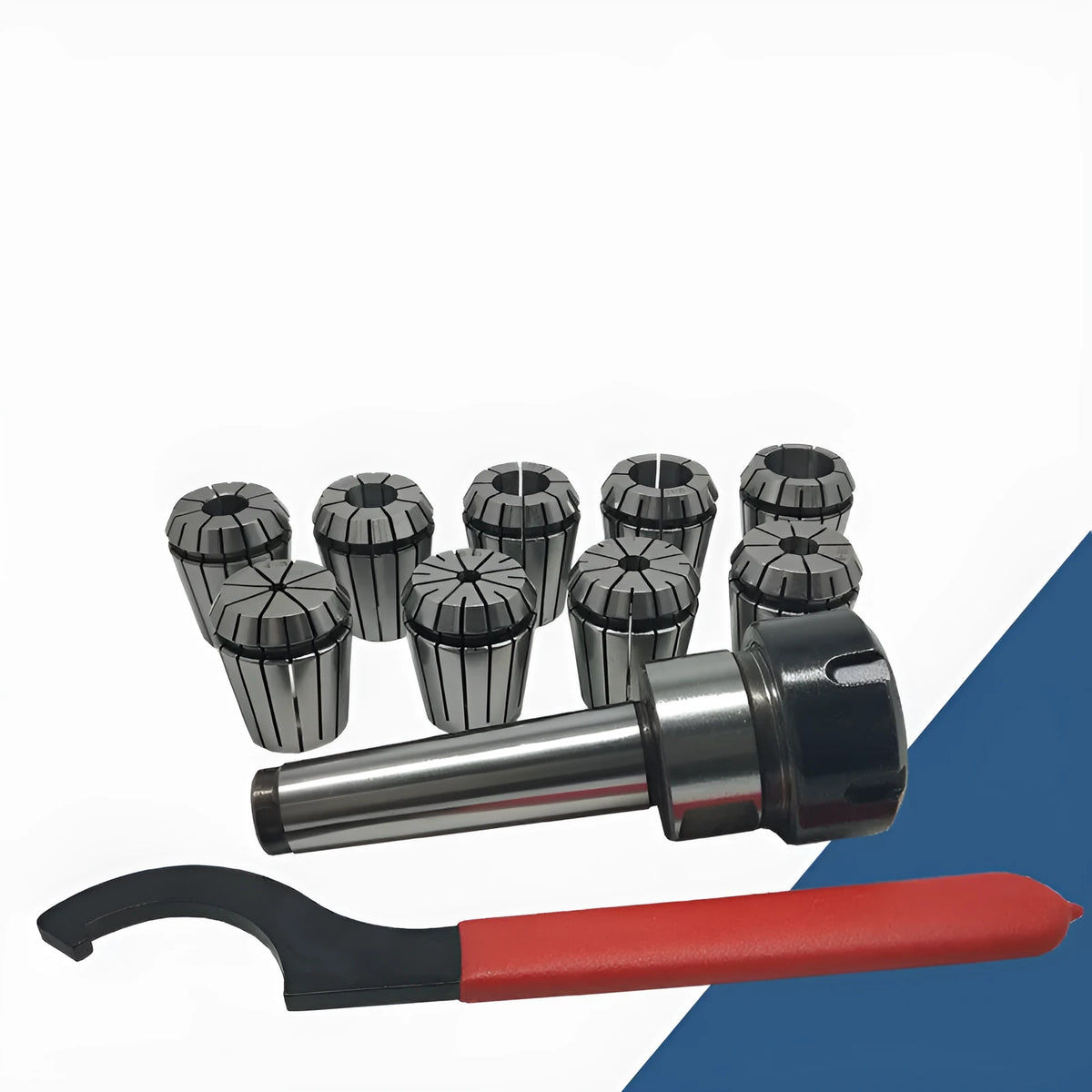 ER32 collet set with 9 or 19 collets, MT2 MT3 or MT4 arbor and wrench for CNC milling machine