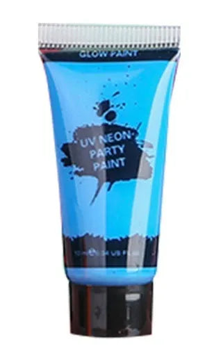 25ml tube of neon face and body paint in a selected colour, labelled as non-toxic gouache.