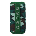 Outdoor waterproof portable Bluetooth speaker in four colour options with 20m range