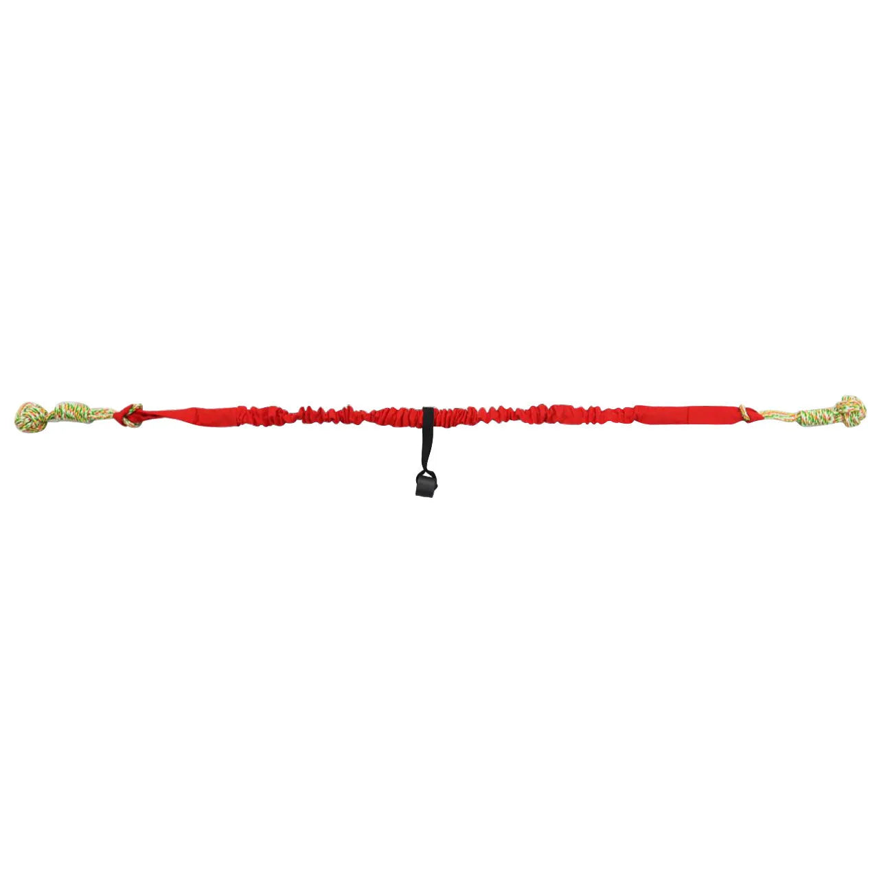 Cotton rope dog tug of war toy in black, grey, or red colours for interactive play