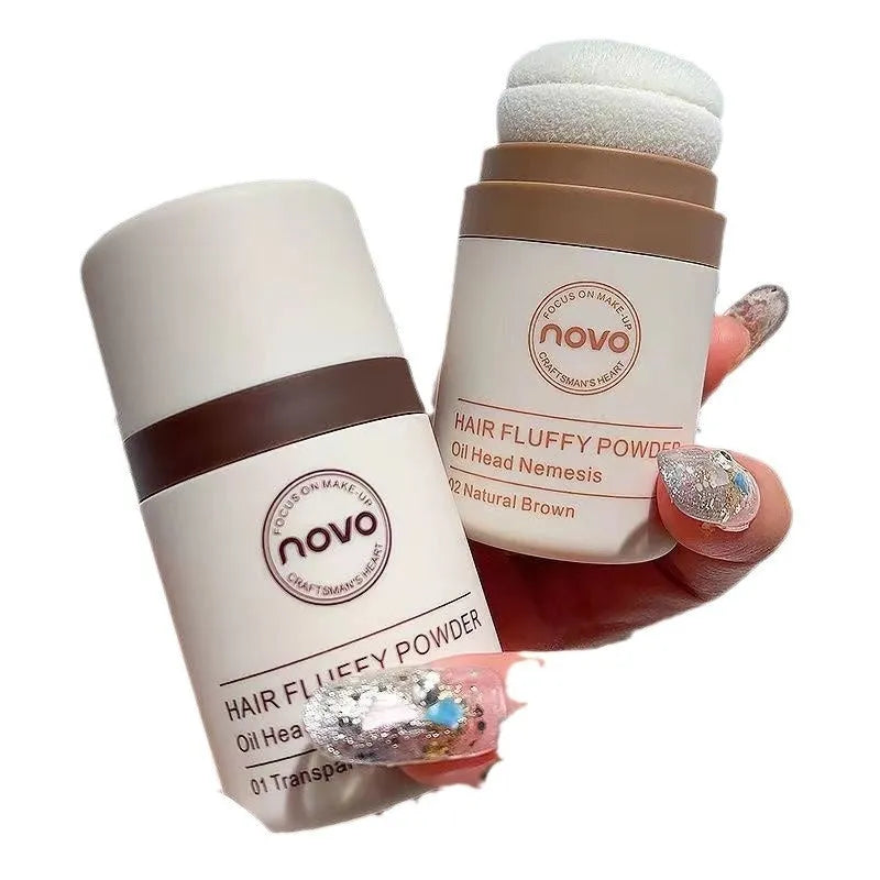 Translucent oil control booster powder for bangs hairline and facial application with natural colour options